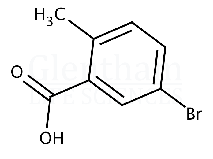 5-Bromo-2-methylbenzoic acid Structure