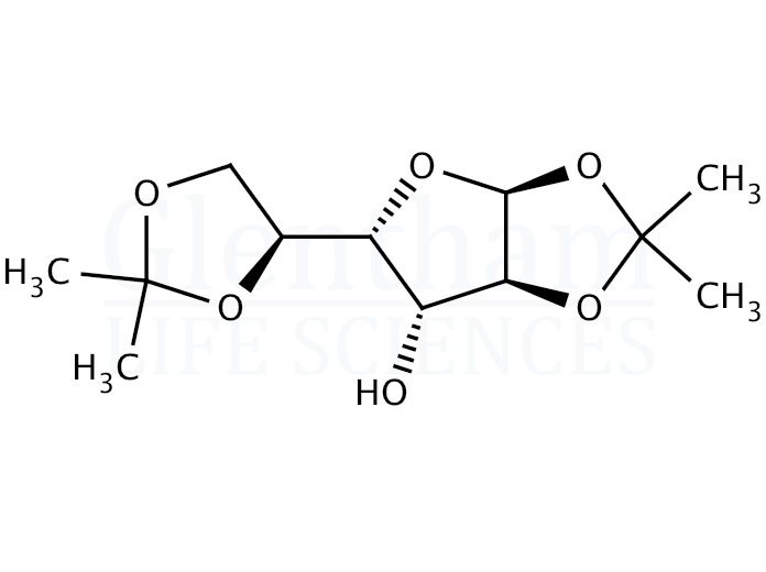 Structure for 1,2:5,6-Di-O-isopropylidene-a-L-glucofuranose