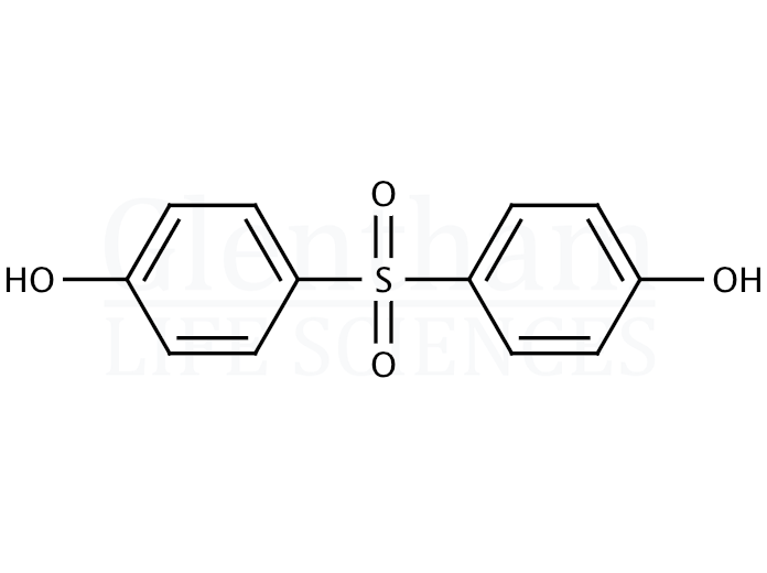 Structure for  4,4''-Sulfonyldiphenol (4,4''-Dihydroxydiphenylsulfone)  (80-09-1)