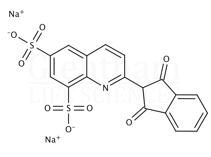 Quinoline Yellow (mono- and disulfonic acids) (C.I. 47005) Structure