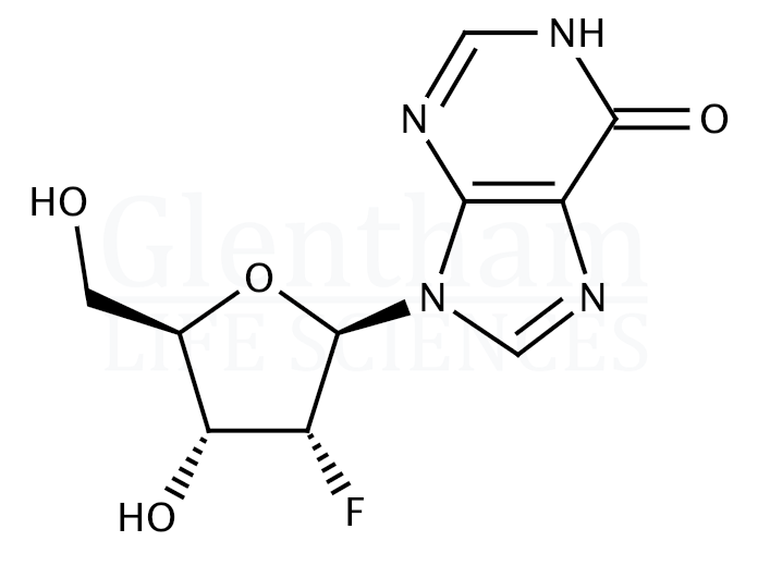 2''-Deoxy-2''-fluoroinosine Structure
