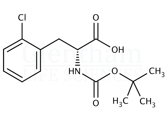 Structure for Boc-D-Phe(2-Cl)-OH