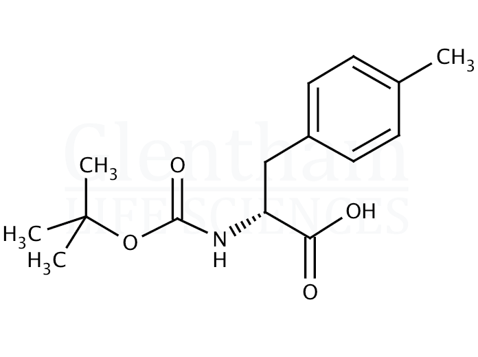 Structure for Boc-D-Phe(4-Me)-OH (80102-27-8)