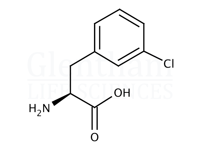 3-Chloro-L-phenylalanine hydrochloride  Structure