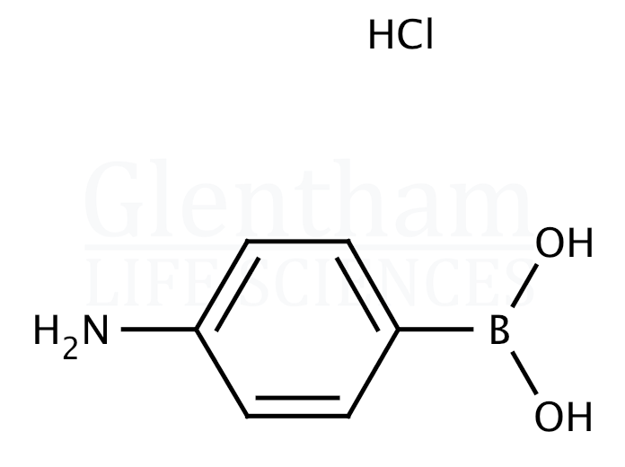 4-Aminophenylboronic acid hydrochloride Structure