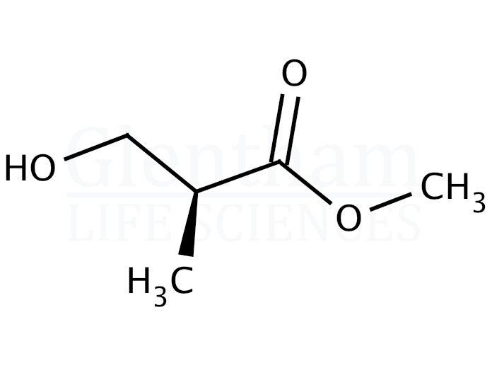 Structure for Methyl (S)-(+)-3-hydroxy-2-methylpropionate