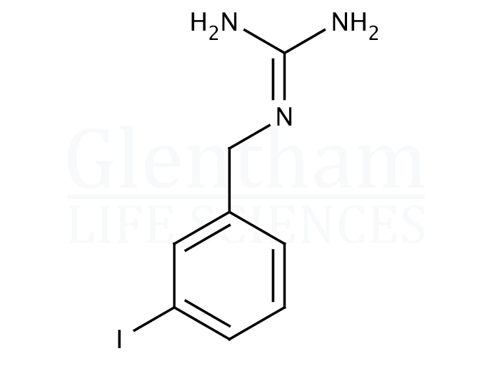 m-Iodobenzylguanidine hemisulfate salt Structure