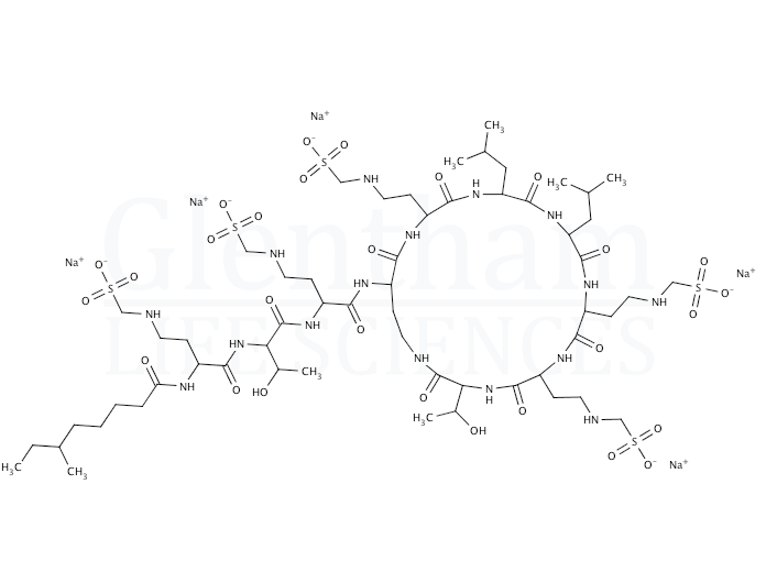 Structure for Colistin sodium methanesulfonate