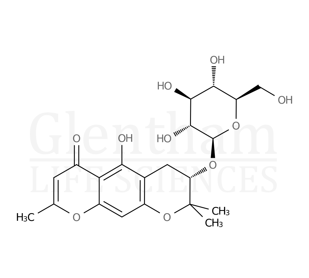 Sec-O-glucosylhamaudol Structure