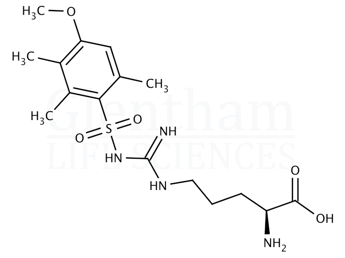 Structure for Nω-(4-Methoxy-2,3,6-trimethylbenzenesulfonyl)-L-arginine   