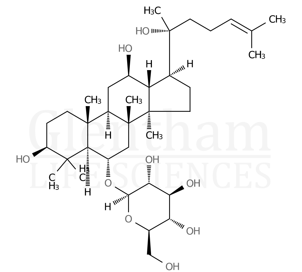20(R)-Ginsenoside Rh1 Structure