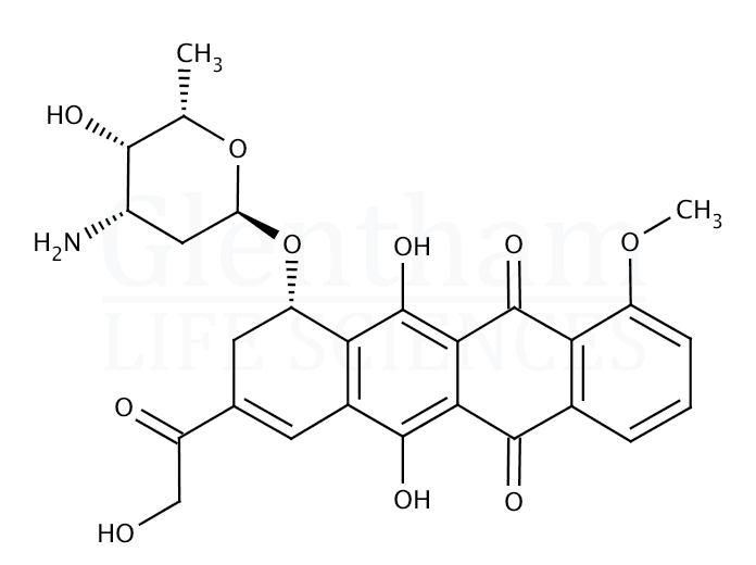 9,10-Anhydro doxorubicin Structure