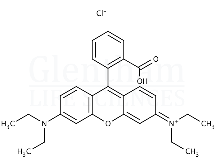 Rhodamine B (C.I. 45170) Structure