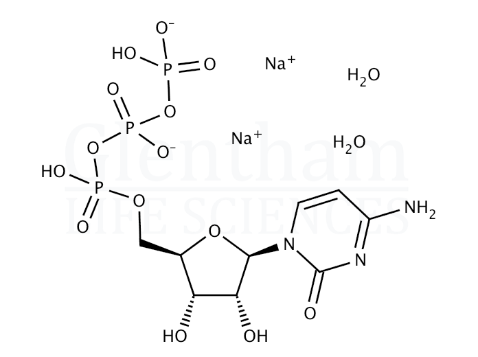 Structure for Cytidine 5’-triphosphate disodium salt dihydrate