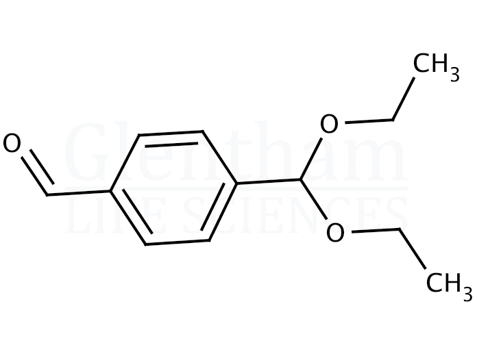 Terephthaldehyde mono(diethyl acetal) Structure