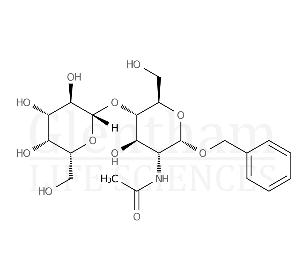 Benzyl 2-acetamido-2-deoxy-4-O-(b-D-galactofuranosyl)-a-D-glucopyranoside Structure