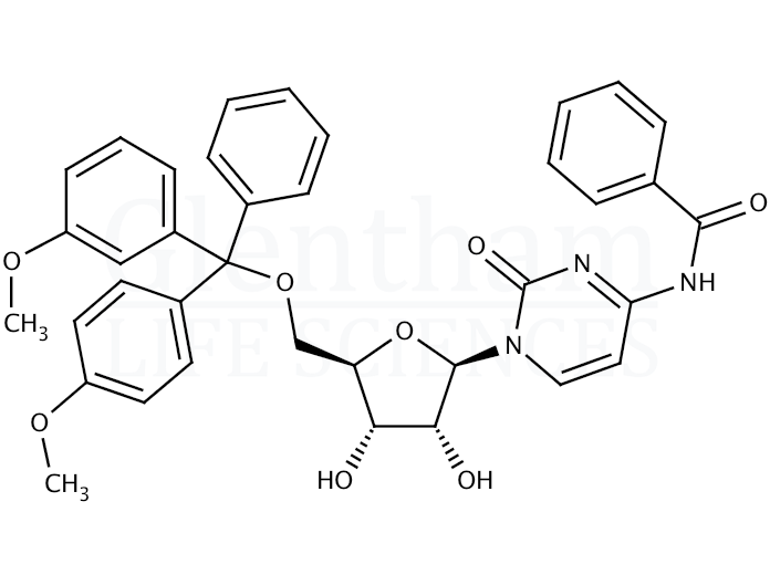 N4-Benzoyl-5''-O-DMT-cytidine Structure
