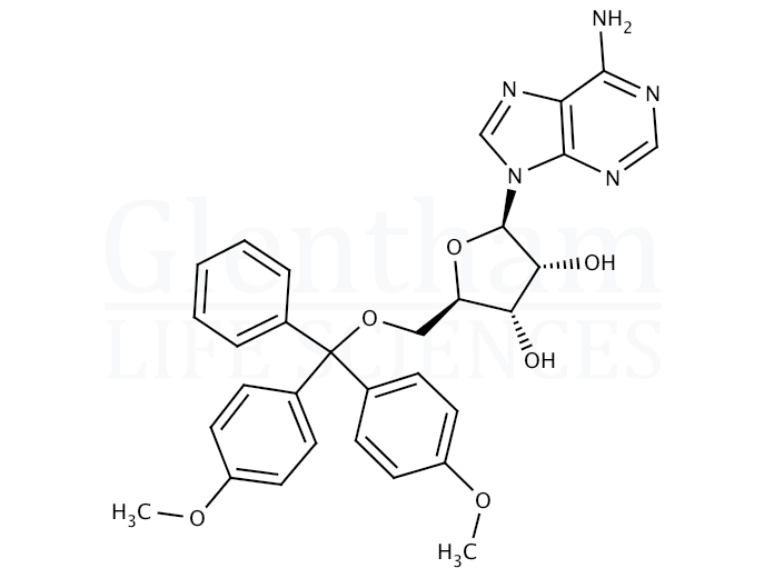Structure for 5''-O-DMT-adenosine