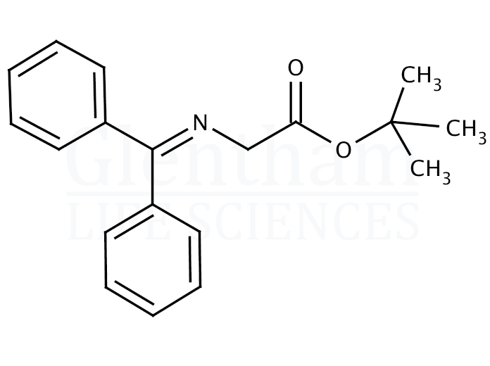Structure for N-(Diphenylmethylene)glycine tert-butyl ester