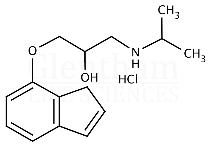 Indenolol hydrochloride Structure