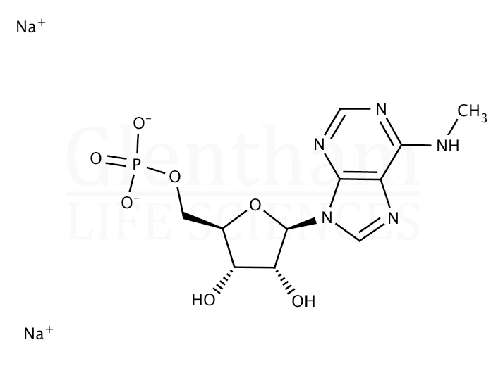 N6-Methyladenosine-5''-monophosphate sodium salt Structure