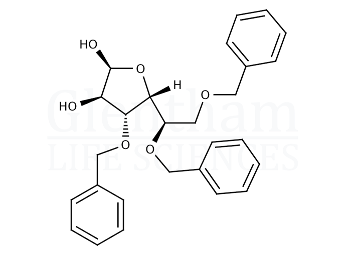 3,5,6-Tri-O-benzyl-D-glucofuranose Structure