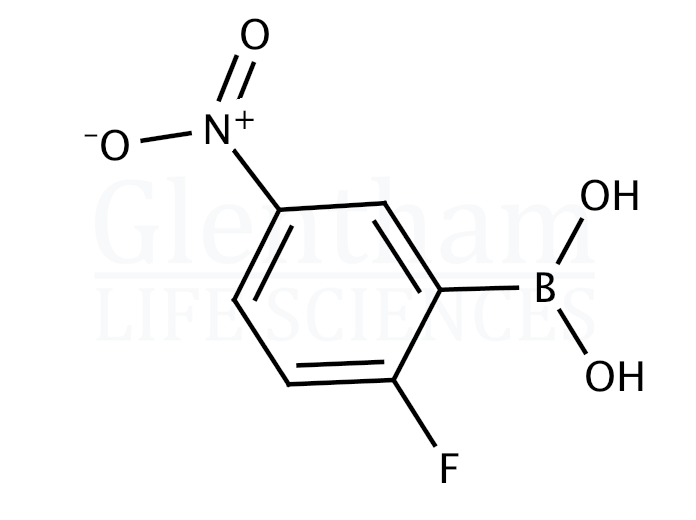 2-Fluoro-5-nitrophenylboronic acid Structure