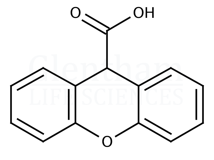 Xanthene-9-carboxylic acid Structure