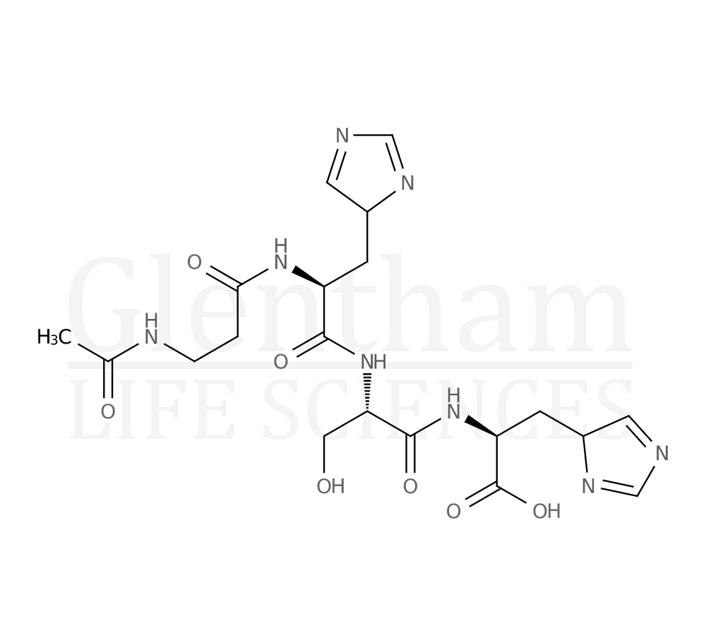 Structure for Eyeseryl, Acetyl Tetrapeptide-5