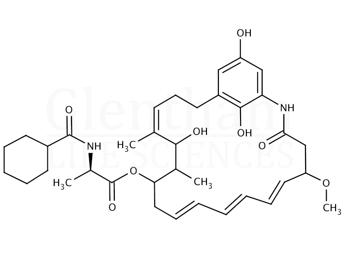 Structure for Ansatrienin B (82189-04-6)