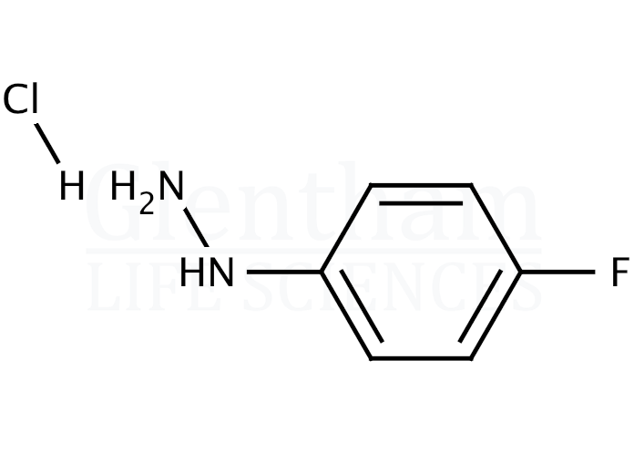 Structure for 4-Fluorophenylhydrazine hydrochloride