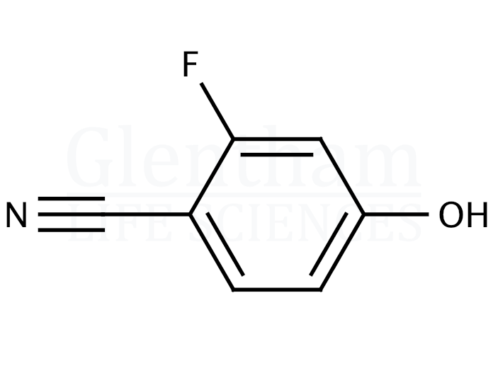 Structure for 2-Fluoro-4-hydroxybenzonitrile (4-Cyano-3-fluorophenol)
