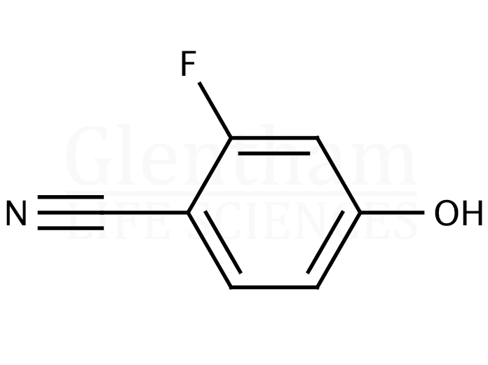 Strcuture for 2-Fluoro-4-hydroxybenzonitrile (4-Cyano-3-fluorophenol)