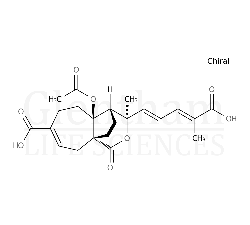 Structure for Demethylpseudolaric acid B