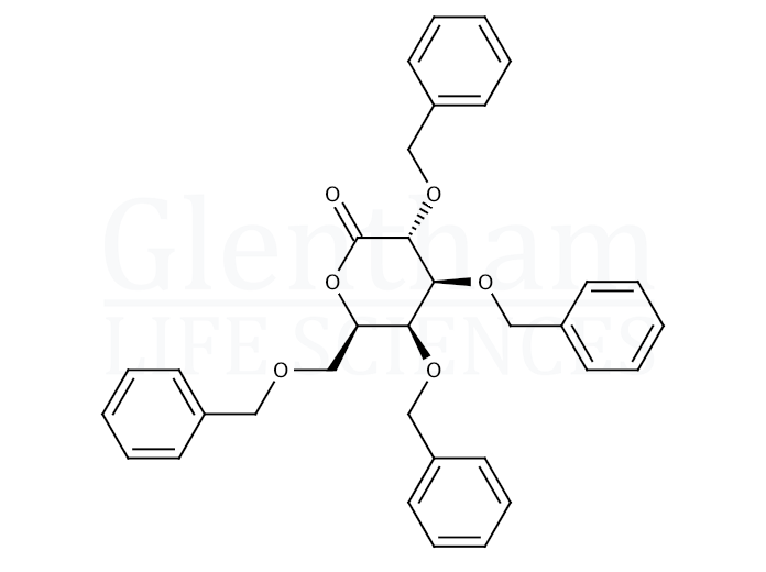 Structure for 2,3,4,6-Tetra-O-benzyl-D-galactono-1,5-lactone