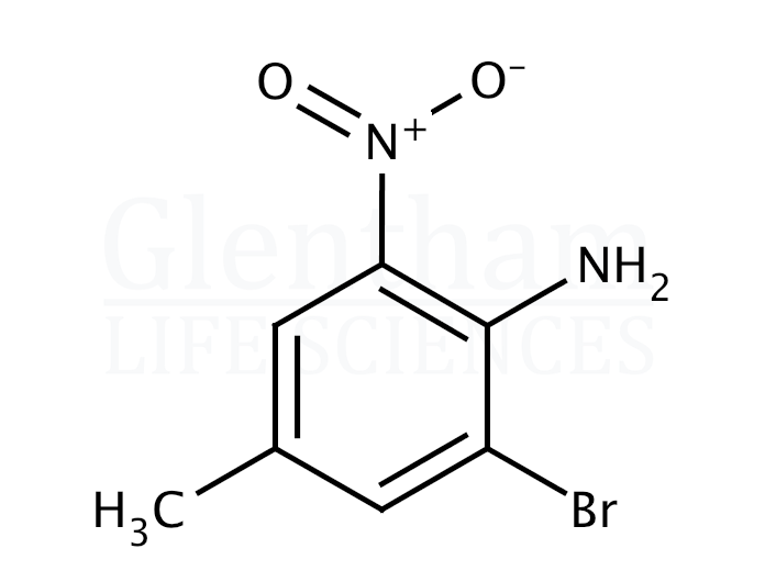 2-Bromo-4-methyl-6-nitroaniline Structure
