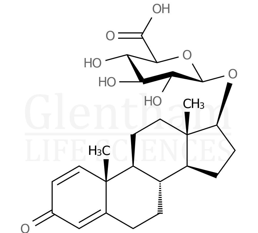 Boldenone 17-O-b-D-glucuronide Structure