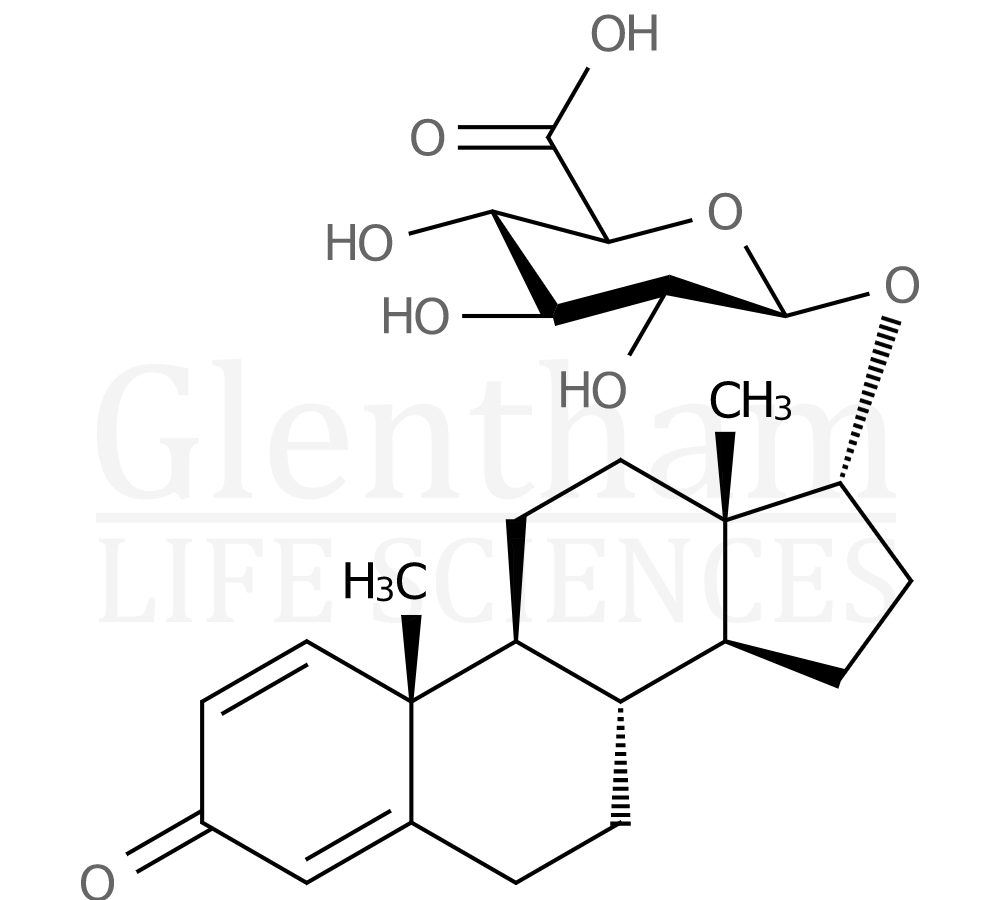 17a-Boldenone 17-O-b-D-glucuronide Structure