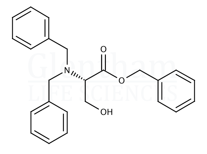 2-N,N-Dibenzyl serine benzyl ester Structure