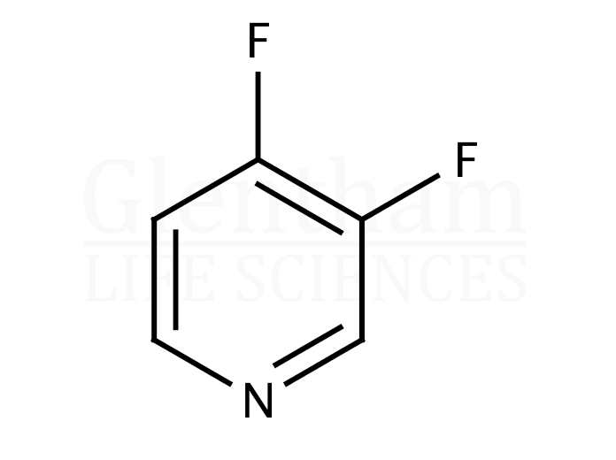 3,4-Difluoropyridine Structure