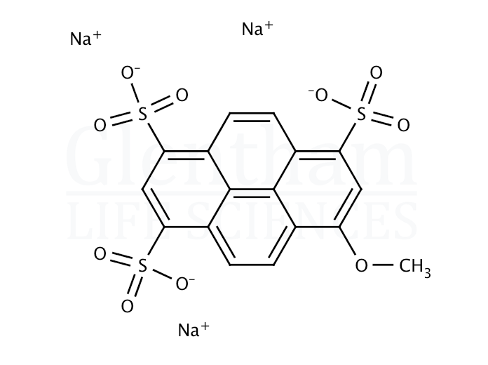 Structure for 8-Methoxypyrene-1,3,6-trisulfonic acid trisodium salt
