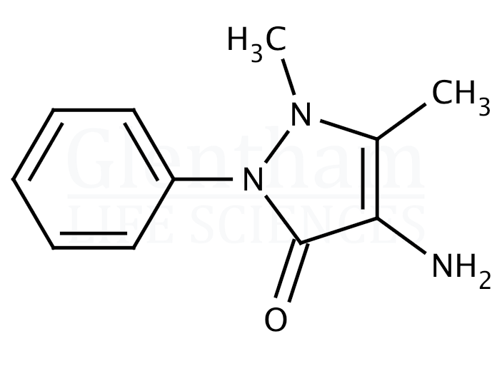 4-Aminoantipyrine Structure