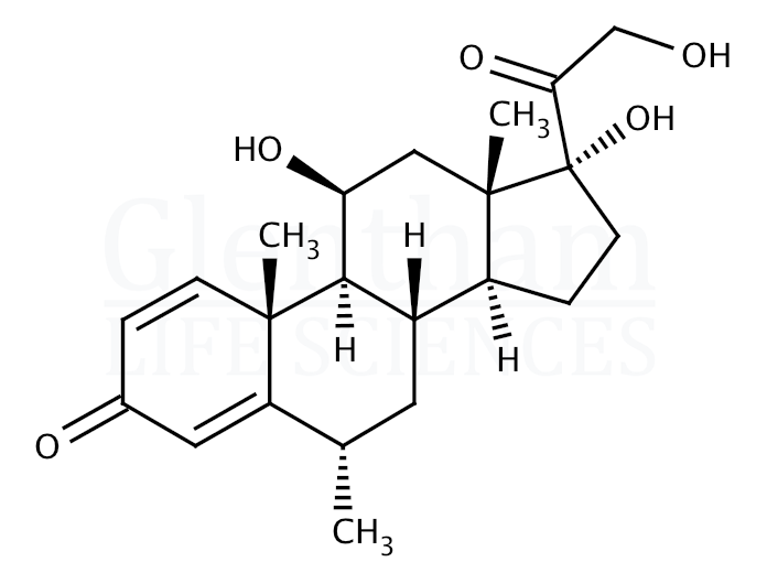 Structure for Methylprednisolone