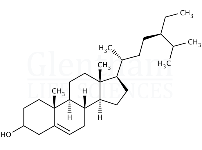 Structure for beta-Sitosterol, 97% (83-46-5)