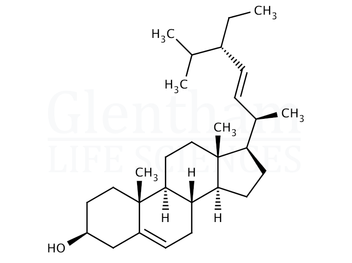 Structure for Stigmasterol, 98% (83-48-7)