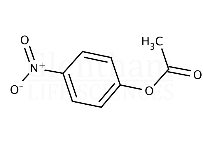4-Nitrophenyl acetate Structure