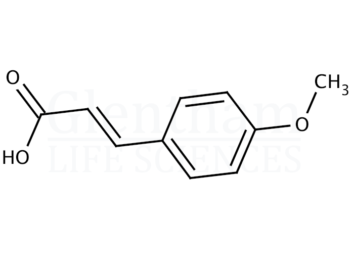 4-Methoxycinnamic acid Structure