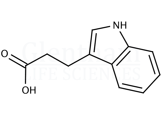 Indole-3-propionic acid Structure