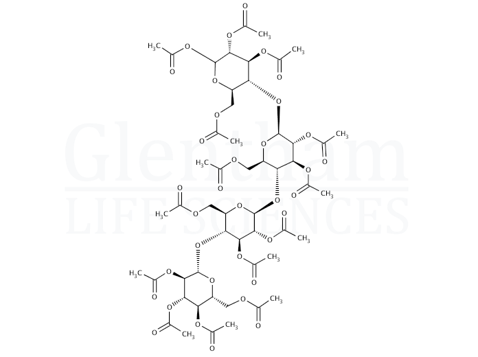 Structure for D-Cellotetraose tetradecaacetate
