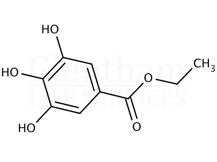 Large structure for  Gallic Acid Ethyl Ester  (831-61-8)